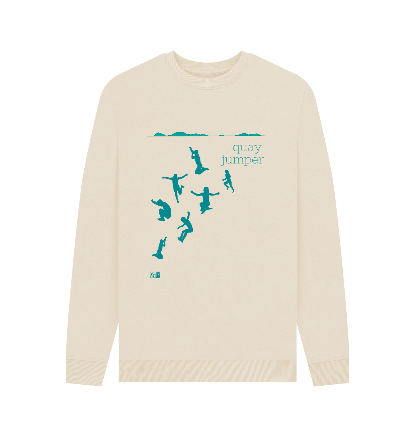 Oat Printed Sweater Front