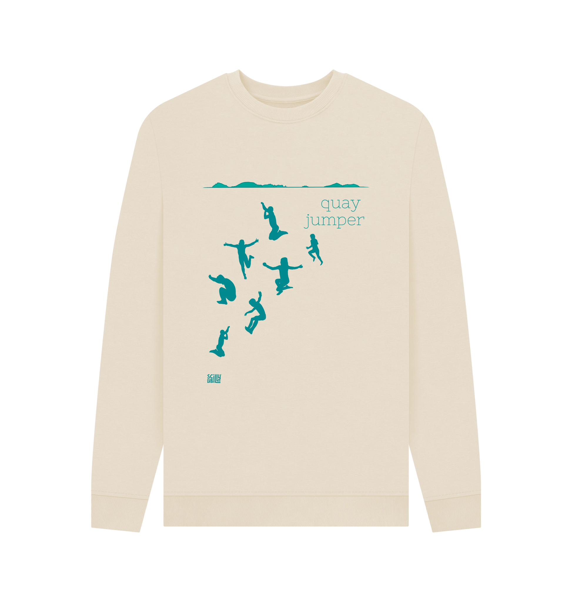 Oat Printed Sweater Front