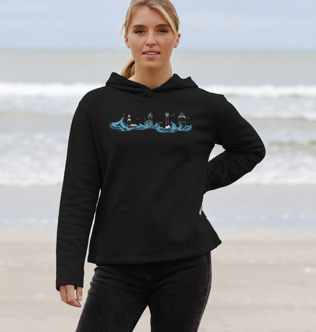 Lighthouses Women's Relaxed Fit Hoodie (without text)