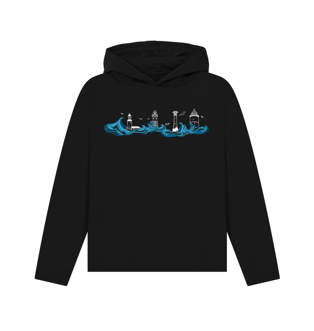 Black Recycled Hoody