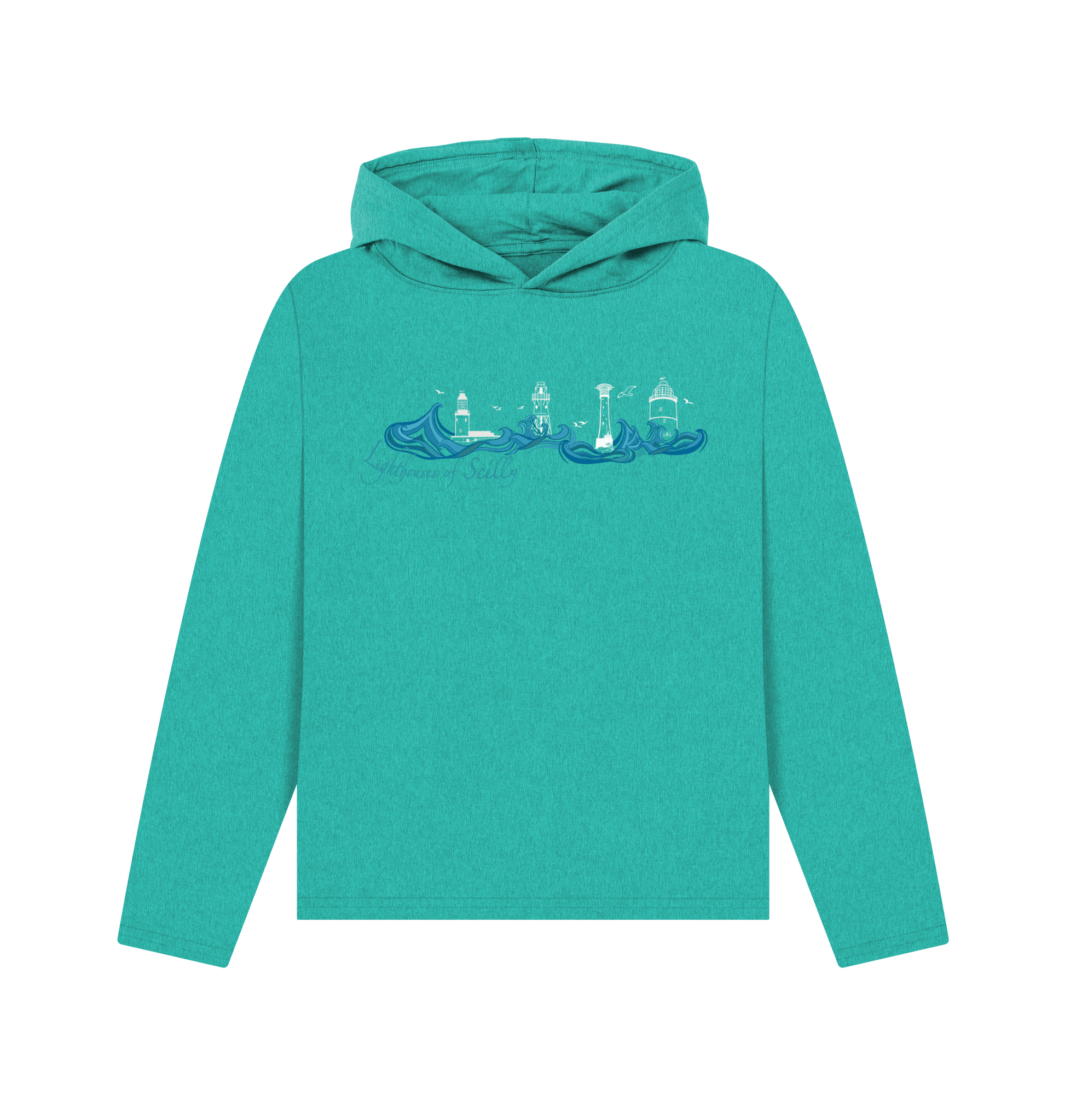 Seagrass Green Recycled Hoody Front