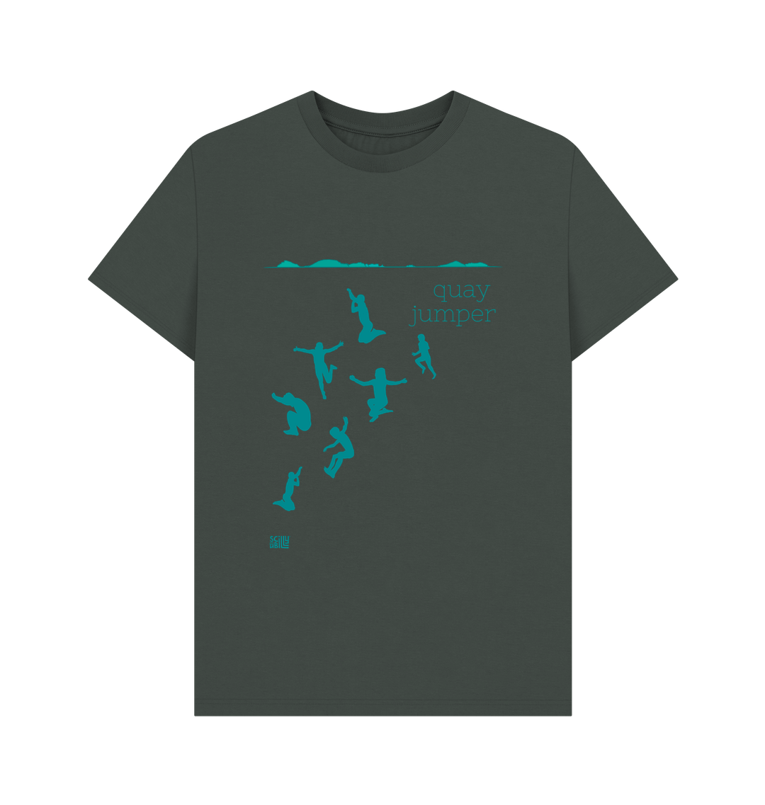 Dark Grey Printed T-shirt