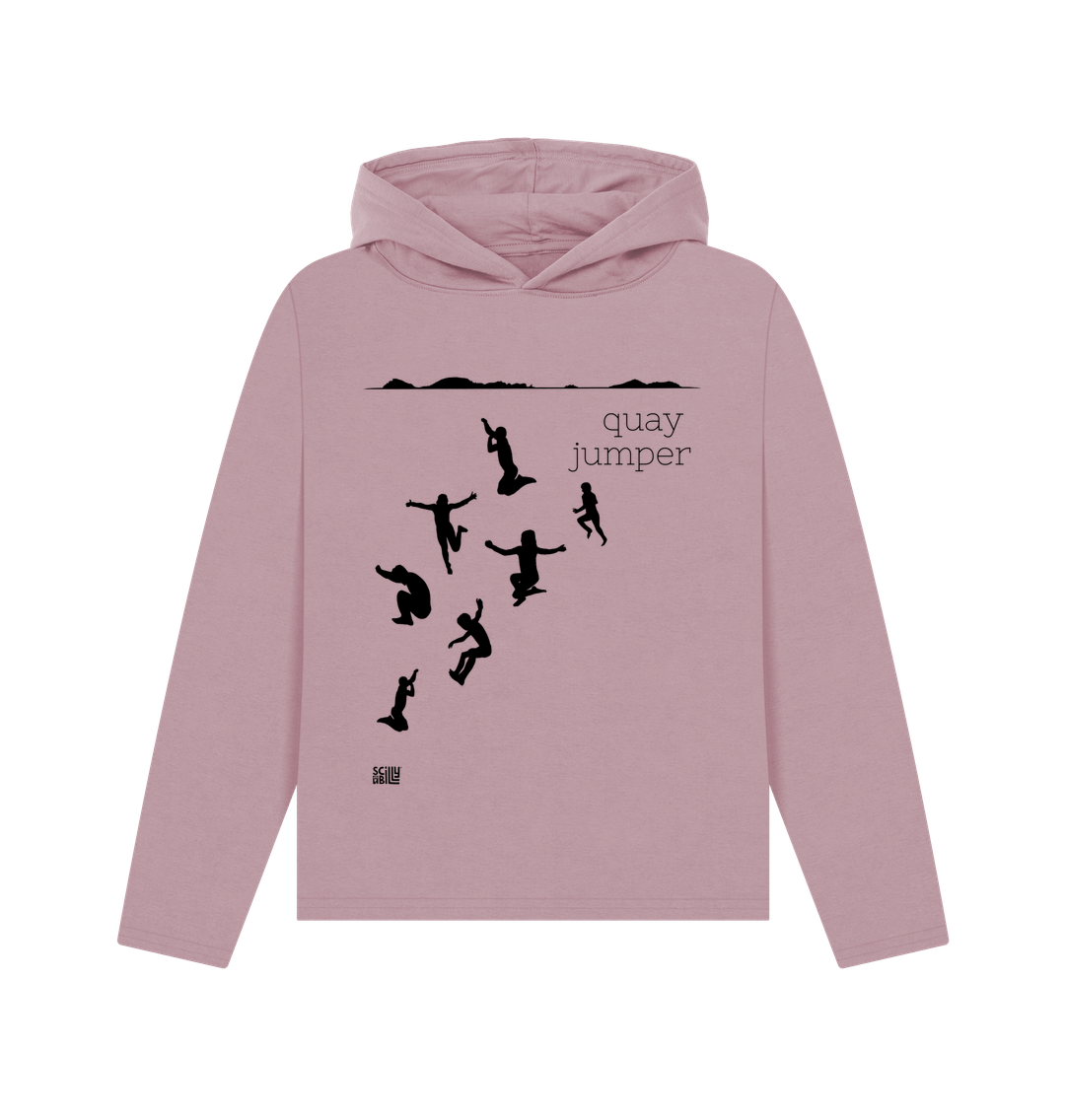 Mauve Printed Hoody