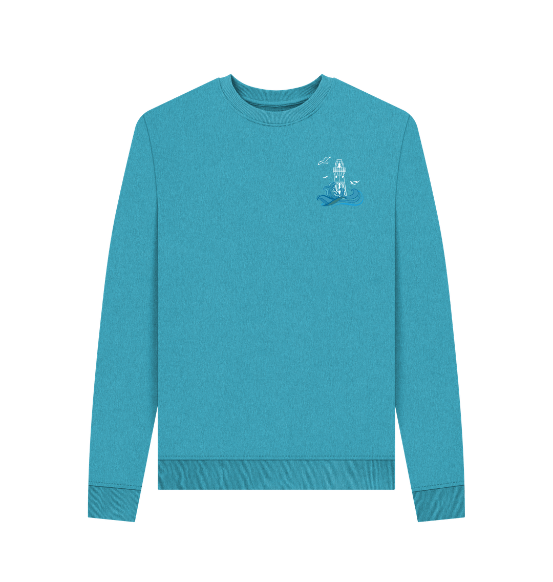 Ocean Blue Women's Peninnis Remill\u00ae Sweater (breast print)