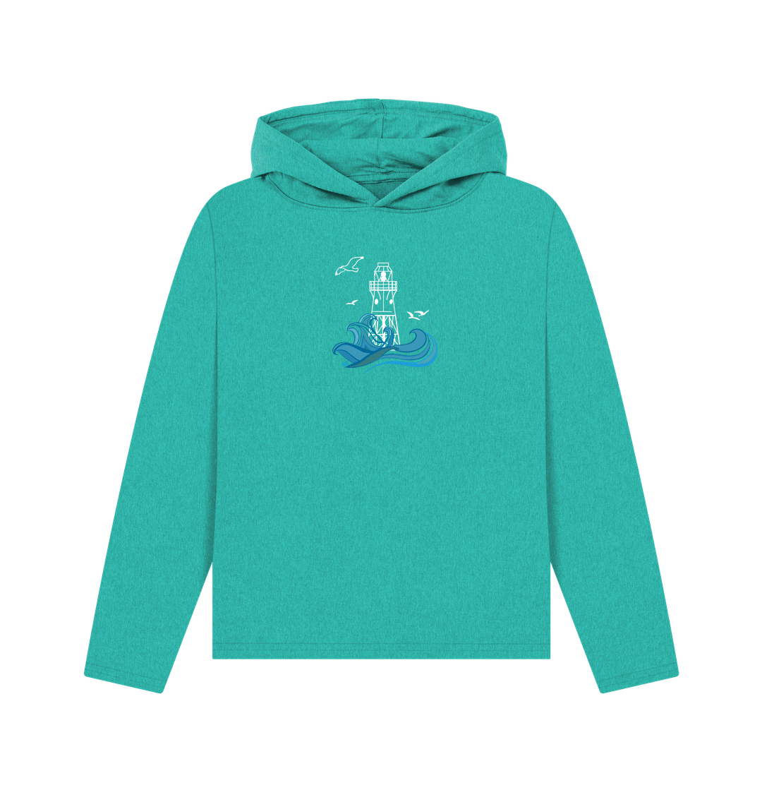 Seagrass Green Peninnis Remill\u00ae Relaxed Fit Women's Hoodie