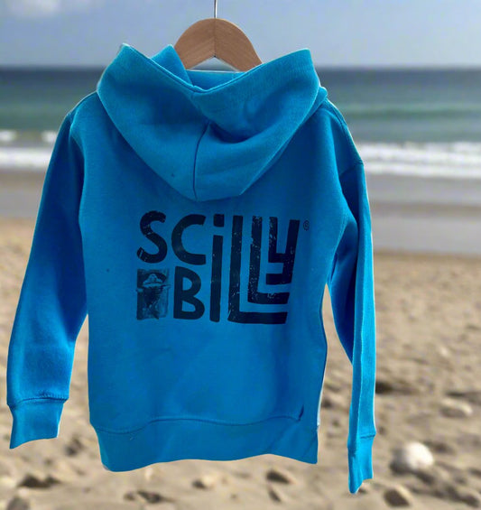 Turquoise Kids' Hoodie - Pullover