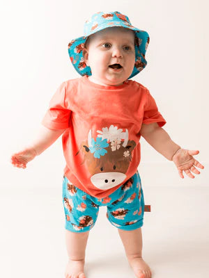Bonnie Highland Cow Summer Tee