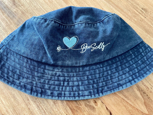 Bee Scilly bucket hat - Denim