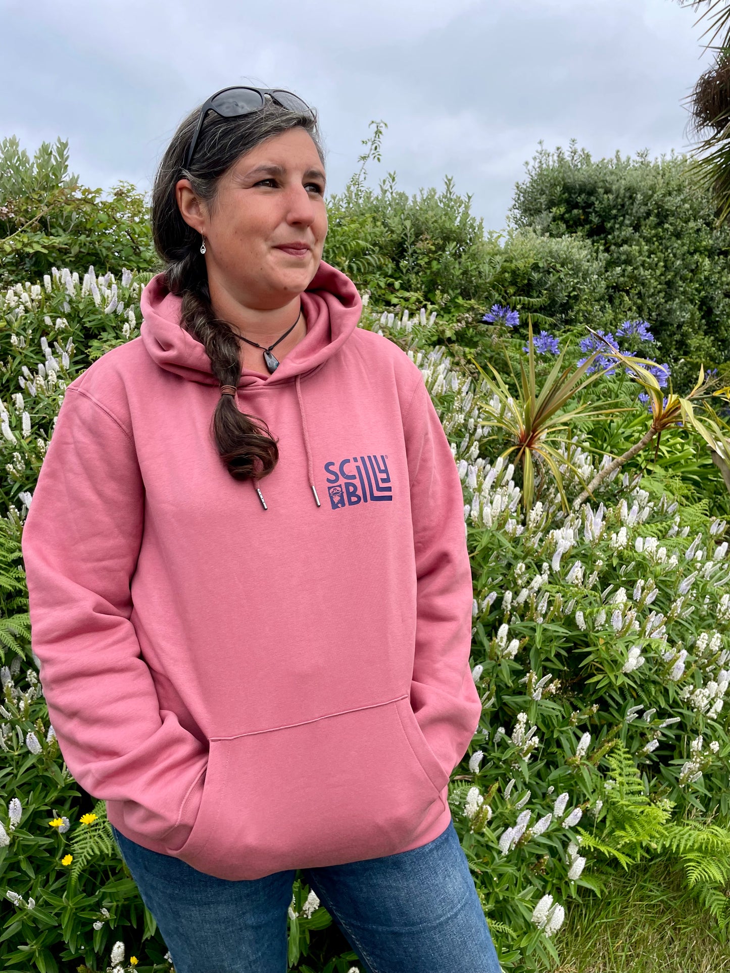 St Martin's Organic Hoodie - Rose