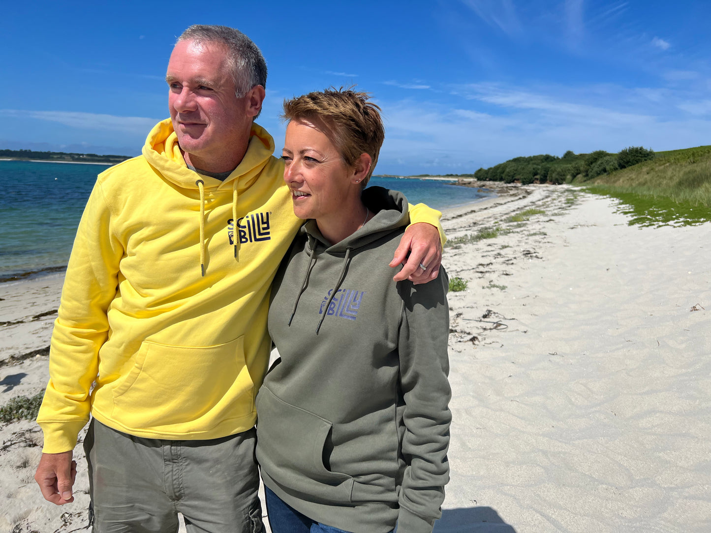 'St Martins' Organic Hoodie - Lemon