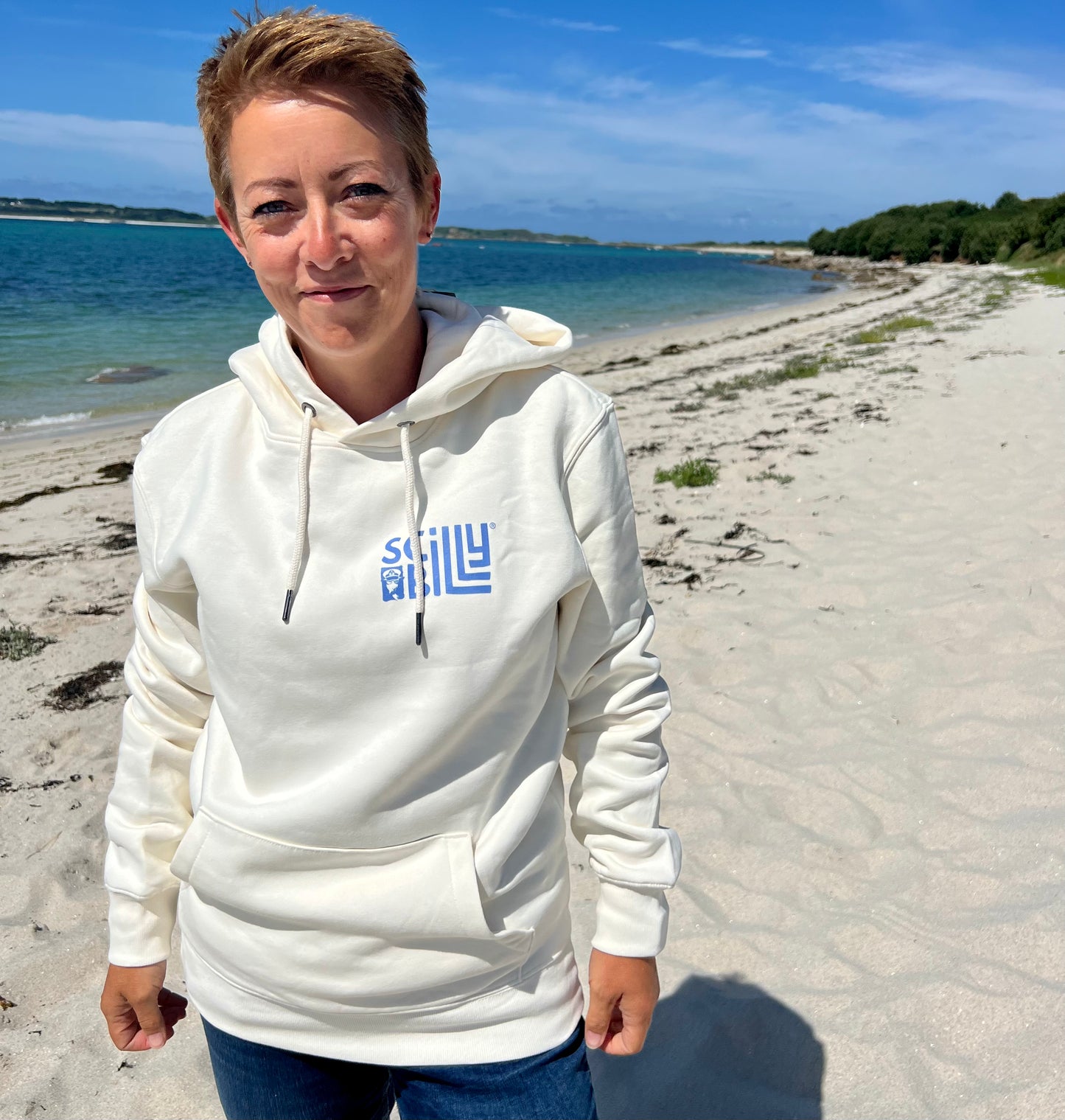 'St Martins' Organic Hoodie - Natural