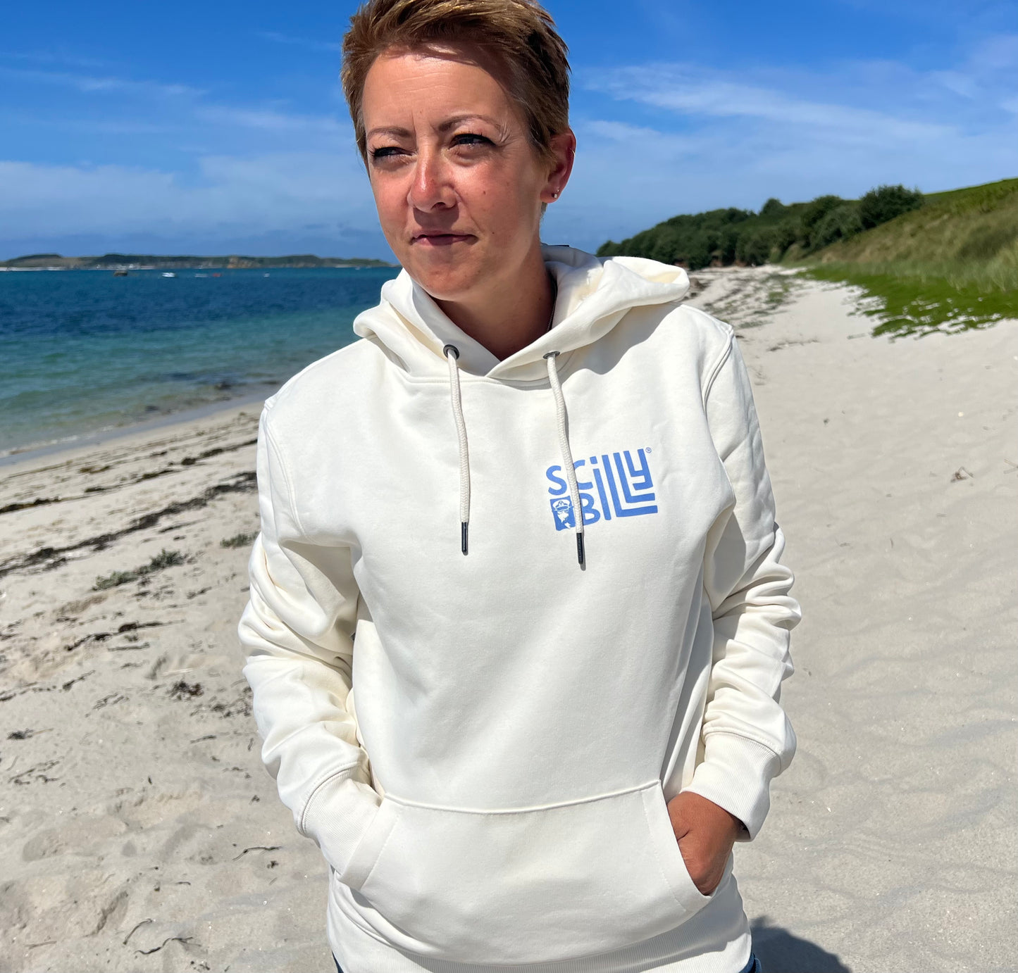 'St Martins' Organic Hoodie - Natural