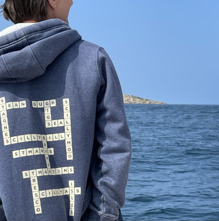 Pullover Scrabble Hoodie - Vintage Navy