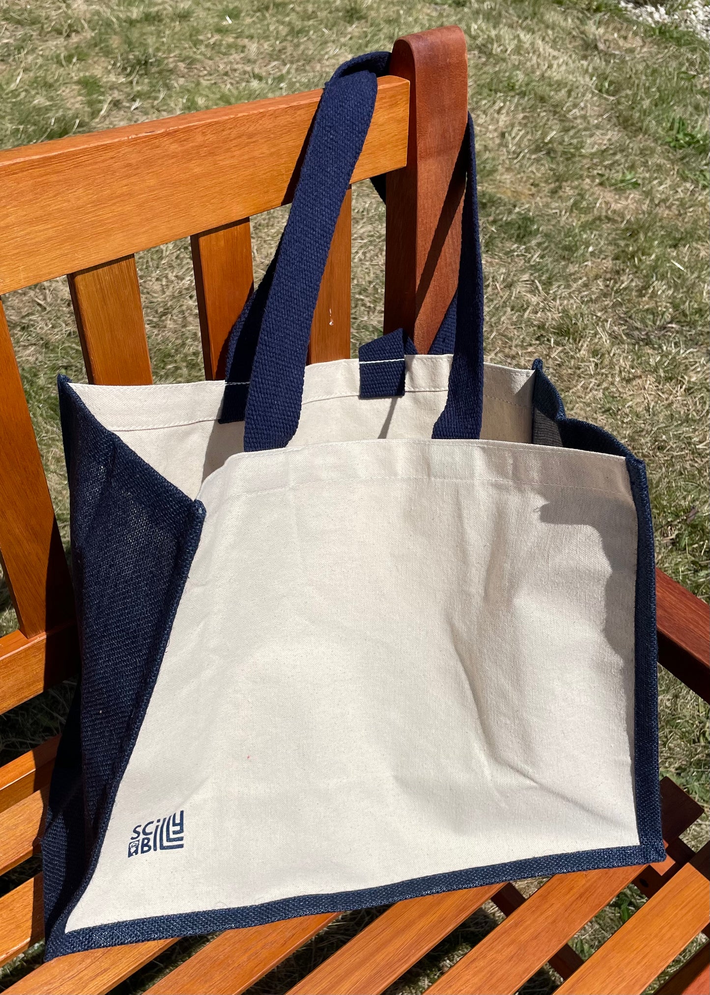 St Martins Canvas & Jute Tote