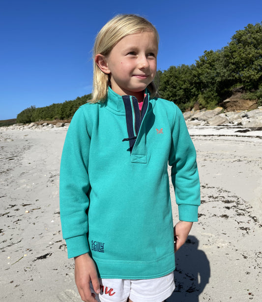 Kids Crew St Martins Sweat - Green