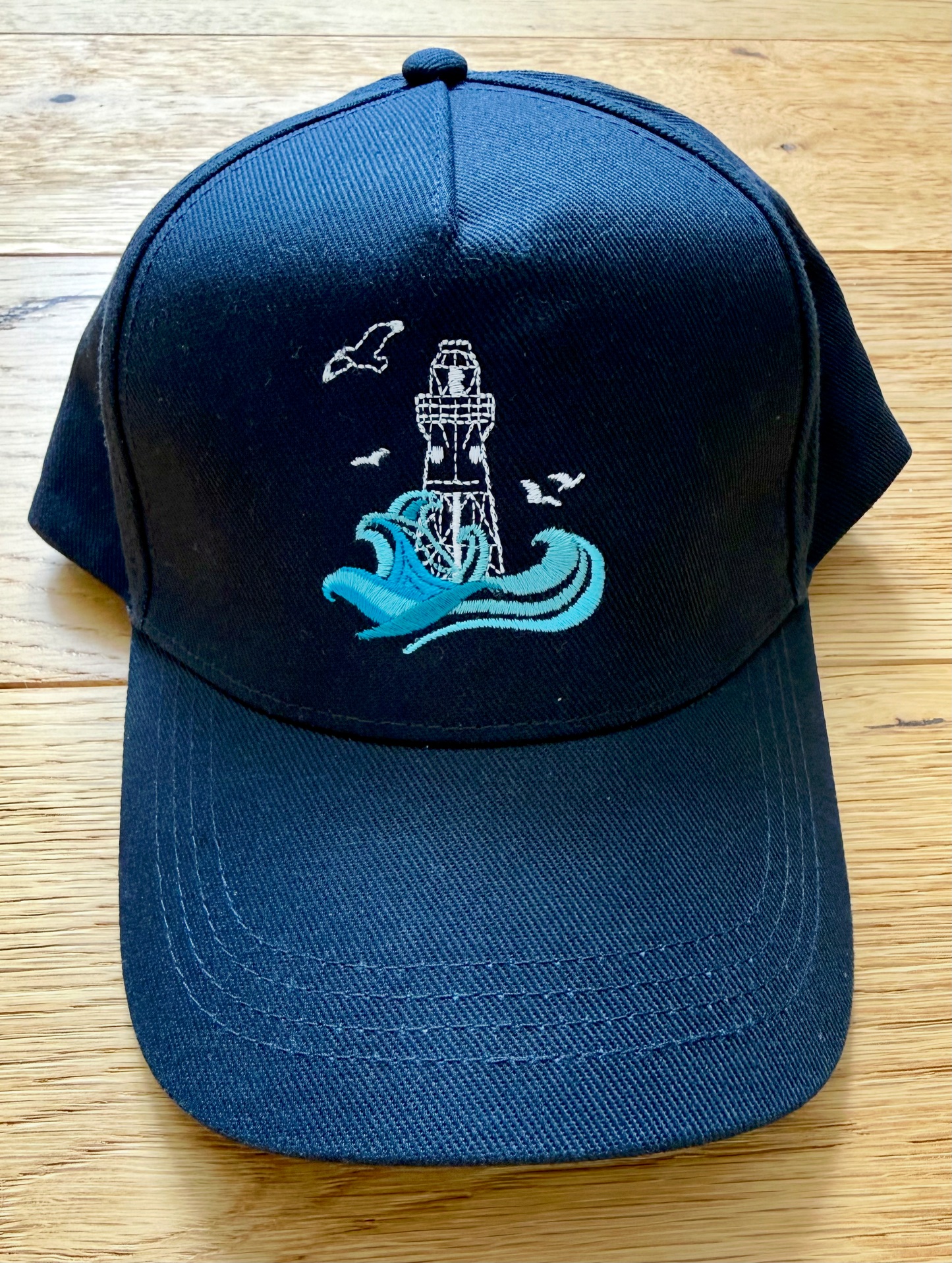 Peninnis Lighthouse Embroidered Cap - Navy