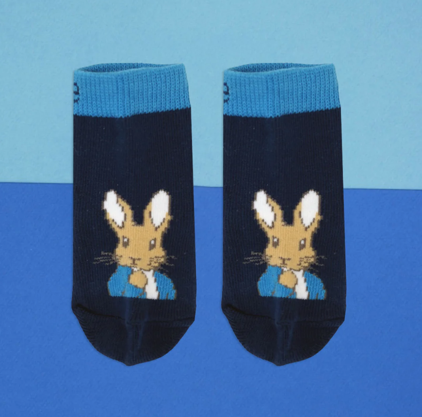 Peter Rabbit Navy Socks