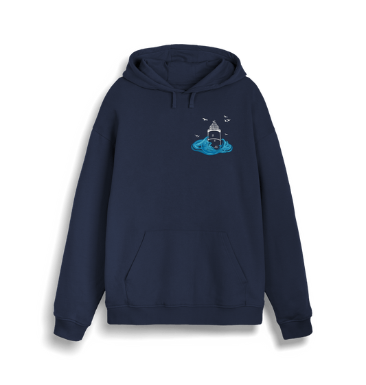 French Navy St Agnes Unisex Kangaroo Pocket Hoodie