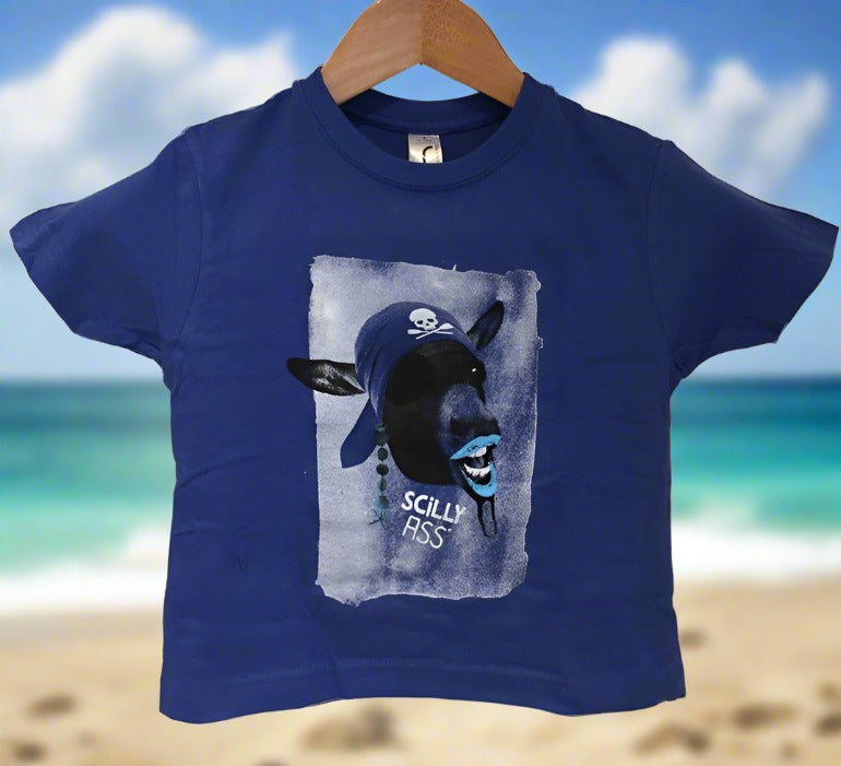 Kids' Scilly Ass Tee - Blue