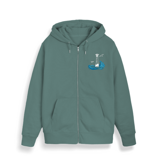 Green Bay Bishop Rock Unisex Full Zip Hoodie