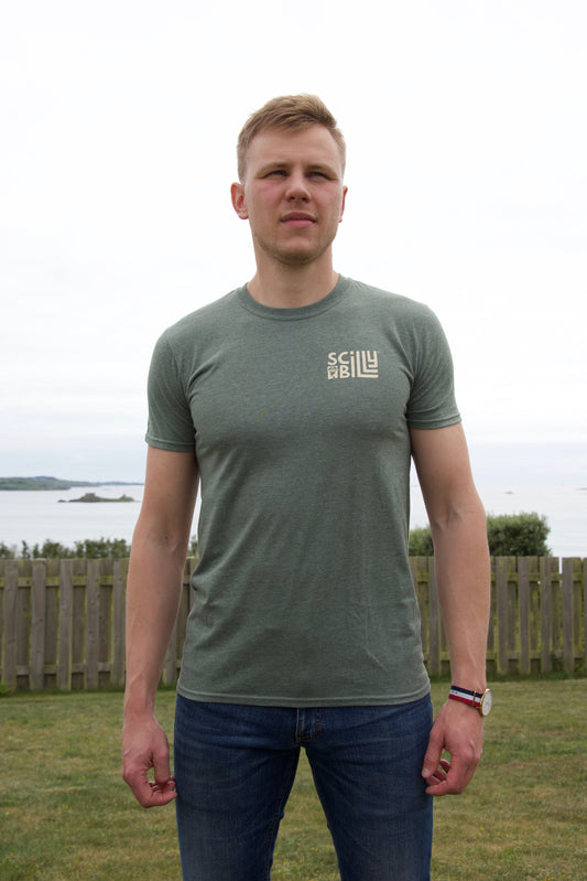 Adult 'Small Logo' Tee - Marram Grass