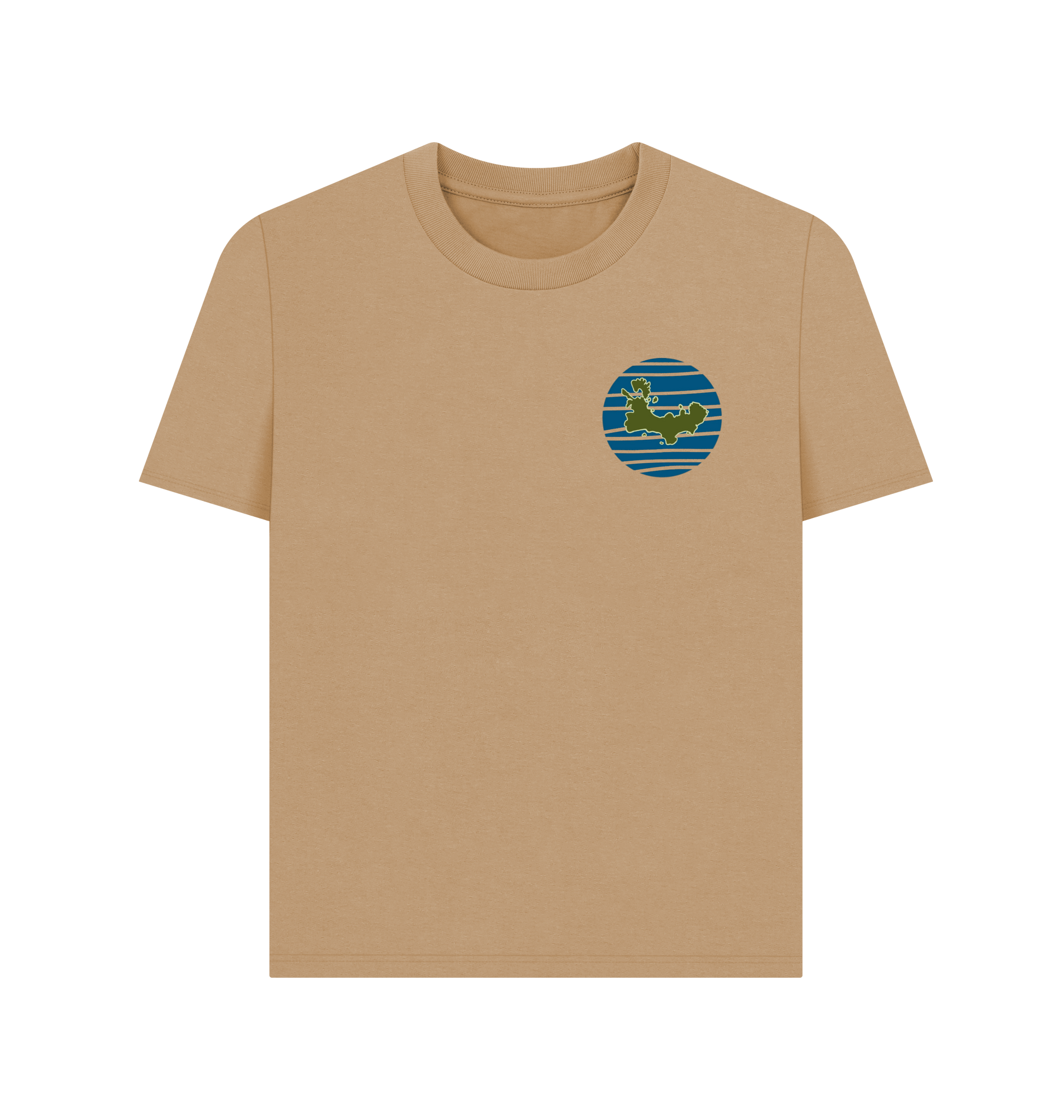 Sand Printed T-shirt Front
