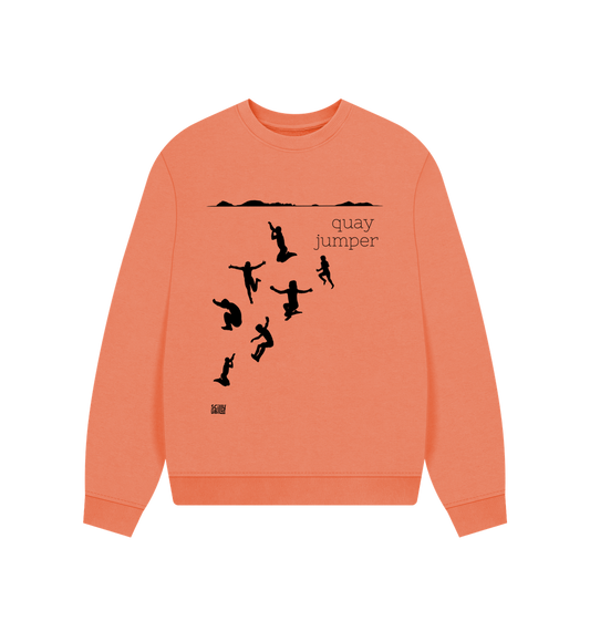 Apricot Printed Sweater