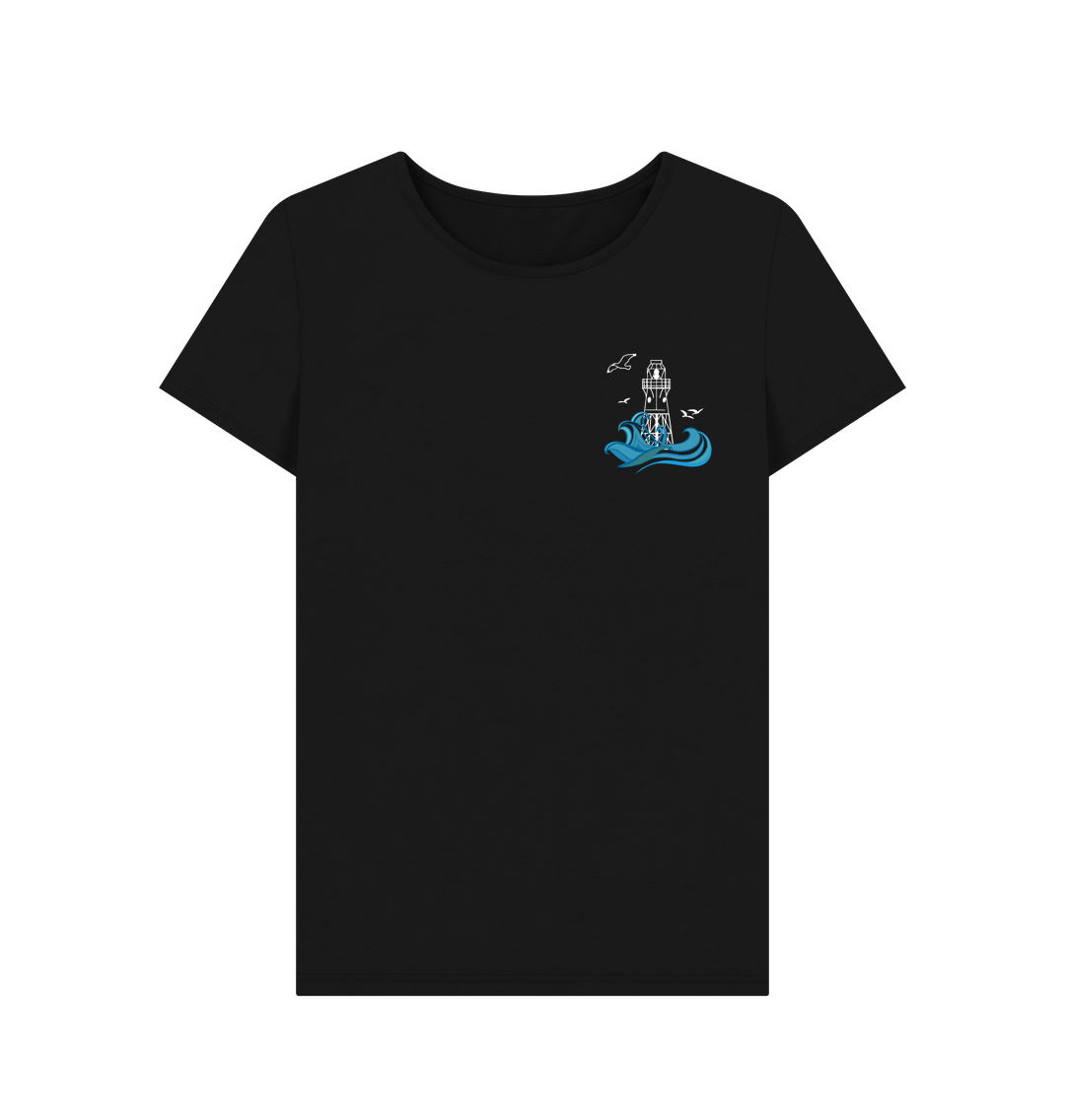 Black Peninnis Head Lighthouse Women's Tee