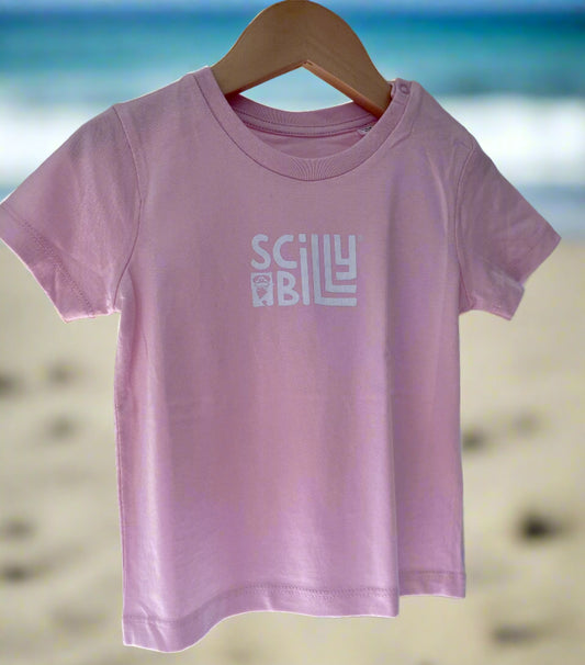 Baby/Toddler Logo Organic Tee - Pink