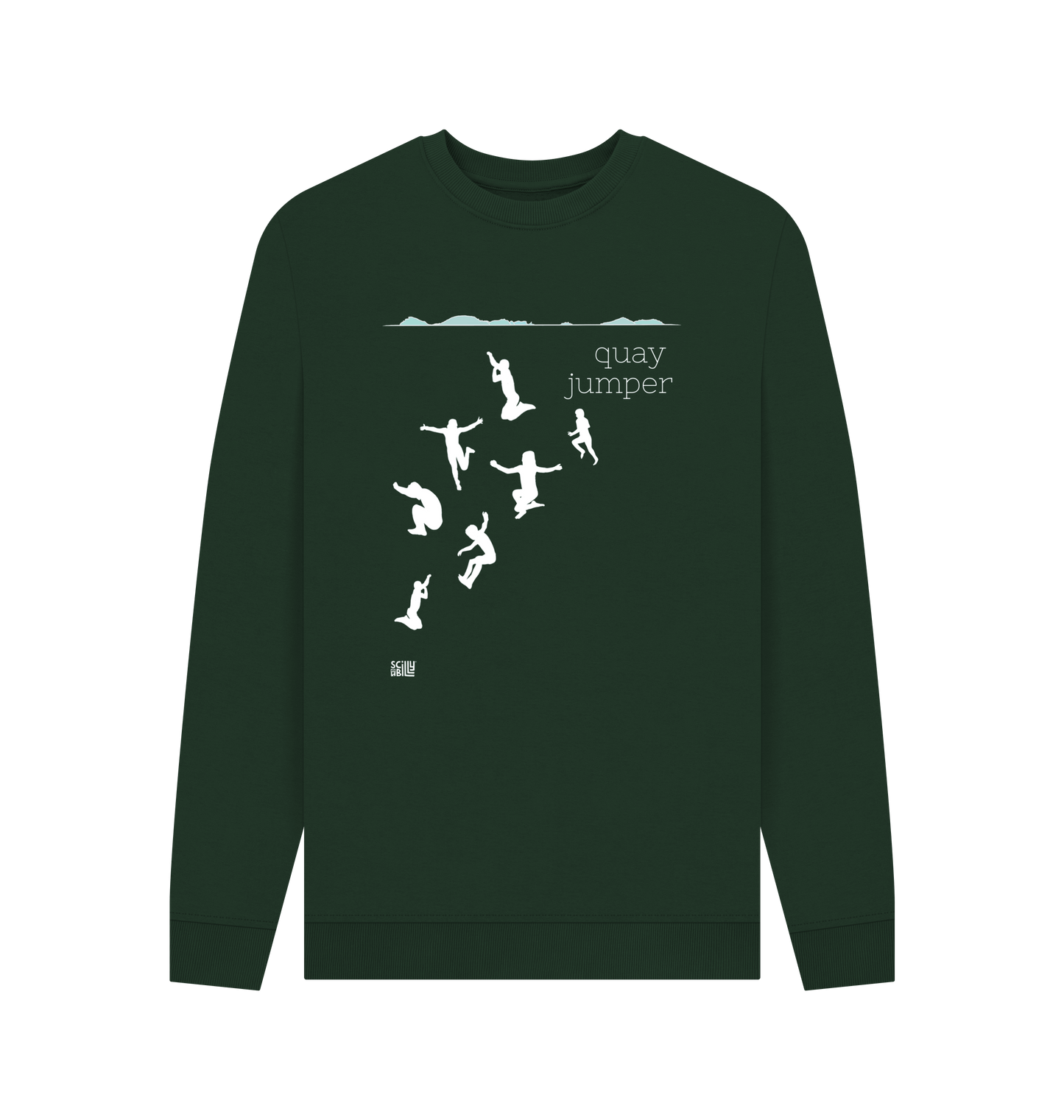 Evergreen Printed Sweater Front