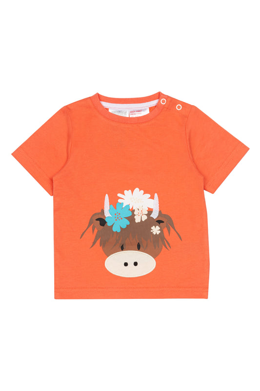 Bonnie Highland Cow Summer Tee
