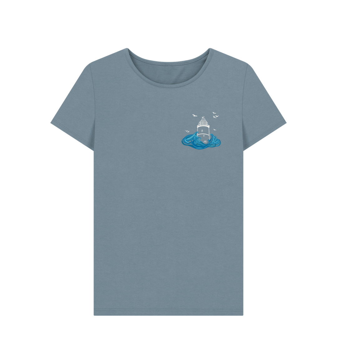 Stone Blue St Agnes Women's Tee (plain back)