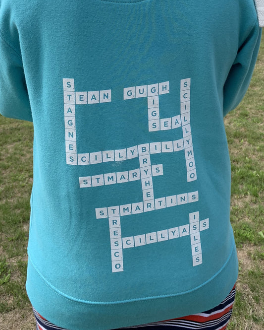 Scrabble Hoodie - Lagoon