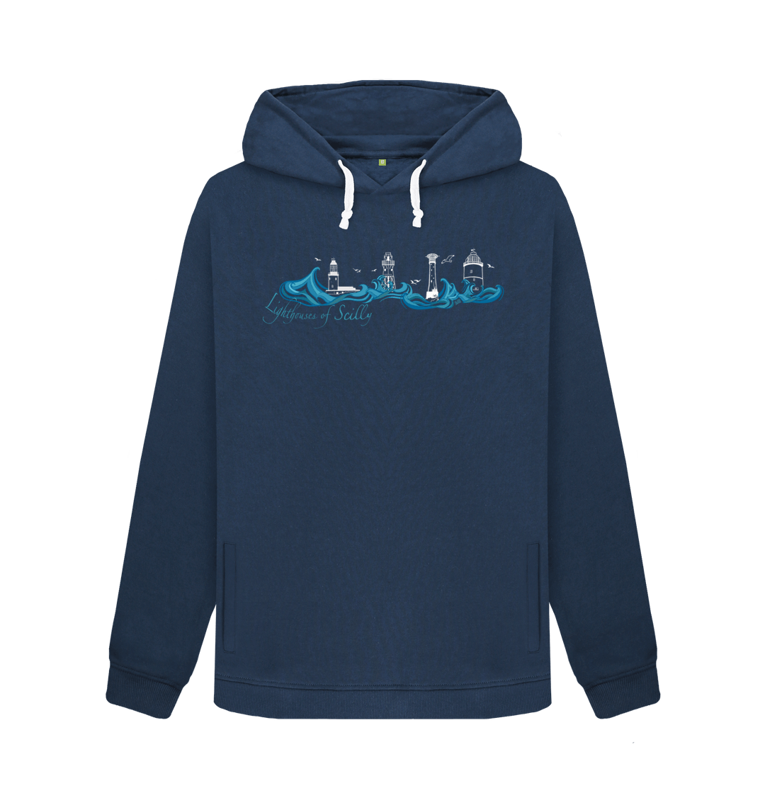 Navy Blue Printed Sweater