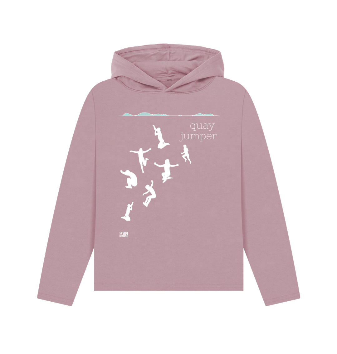 Mauve Printed Hoody