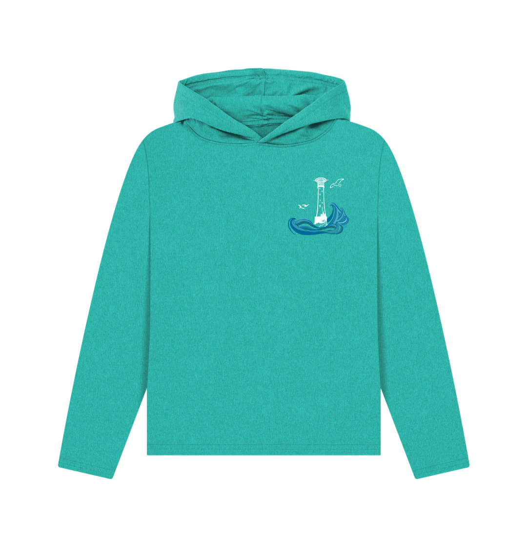 Seagrass Green Bishop Rock Remill\u00ae Relaxed Fit Women's Hoodie
