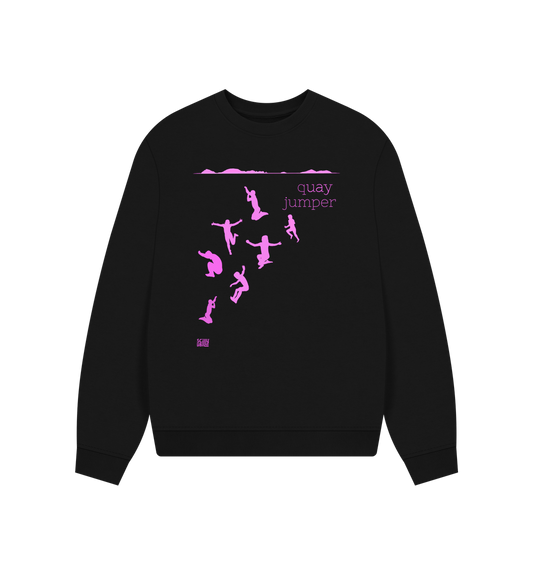 Black Printed Sweater