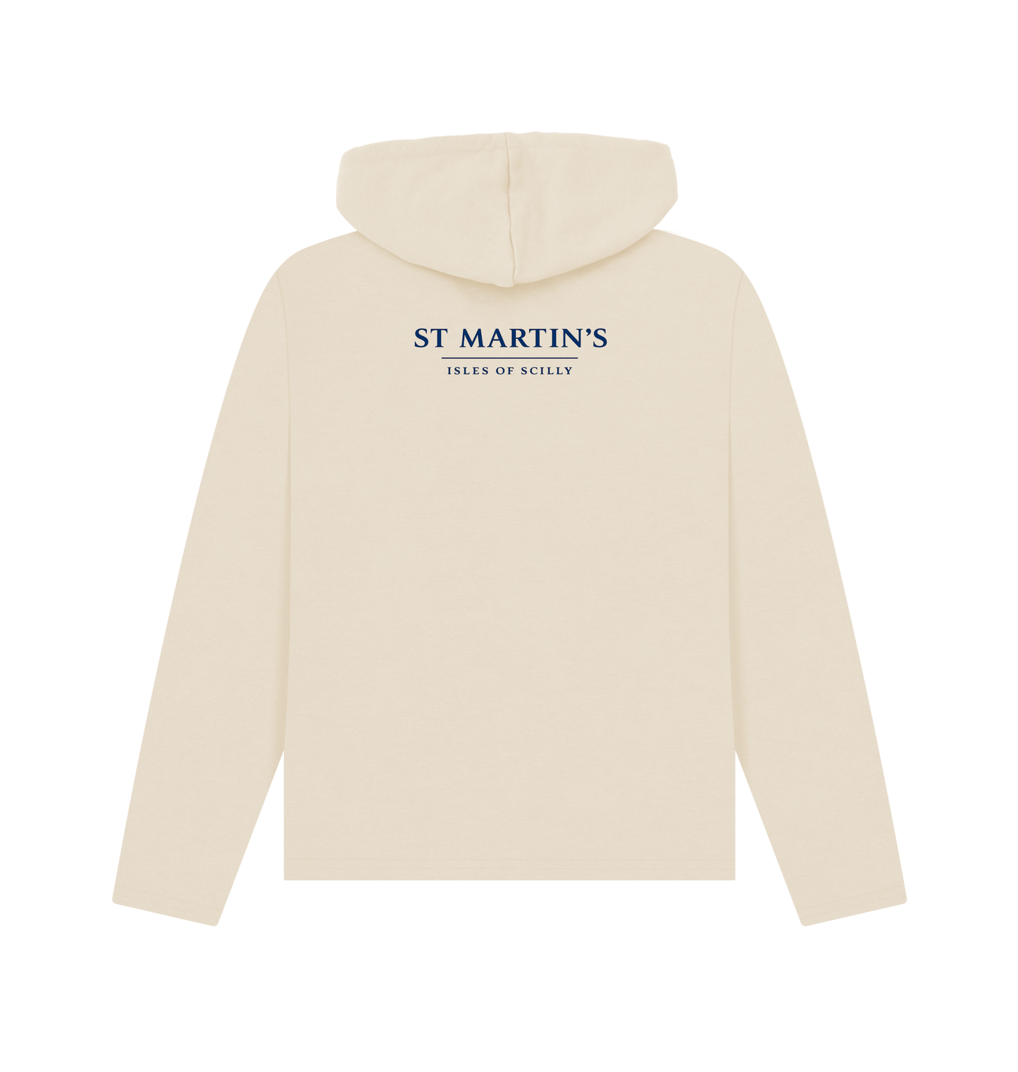 Oat Printed Hoody Back