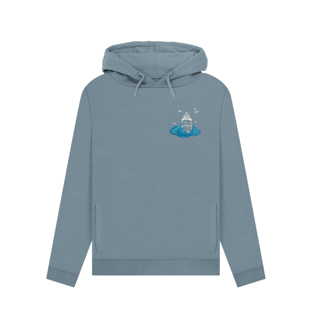 Stone Blue St Agnes Women's Hoodie (plain back)