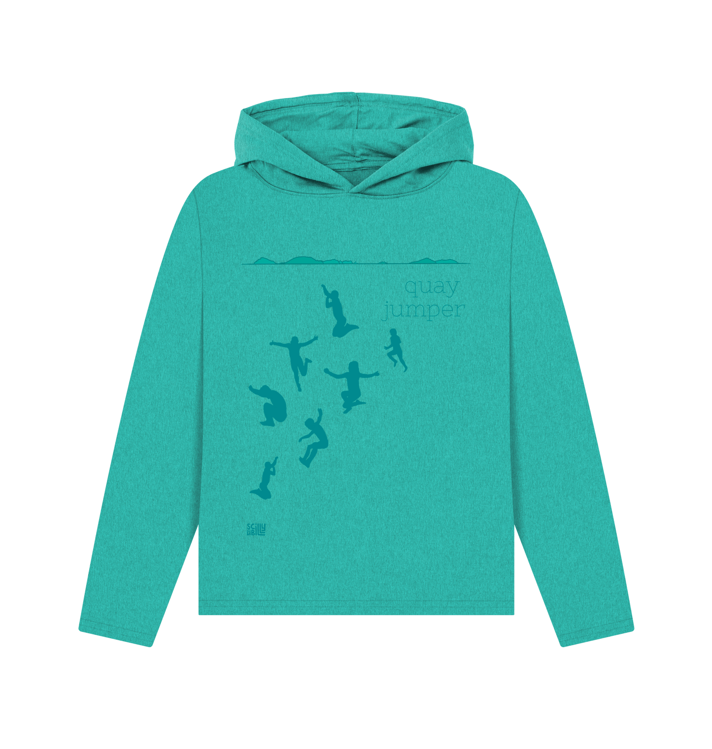 Seagrass Green Recycled Hoody Front