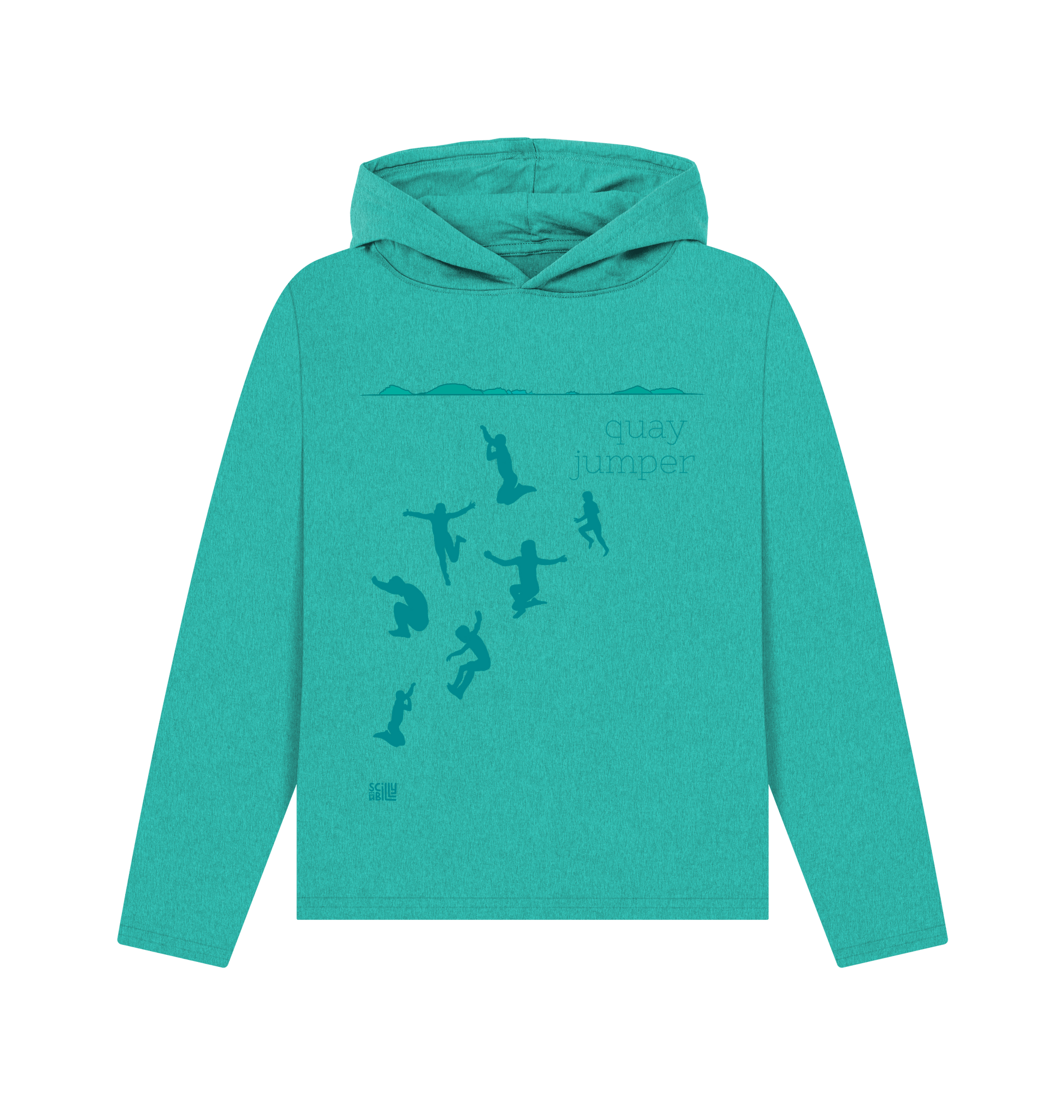 Seagrass Green Recycled Hoody Front