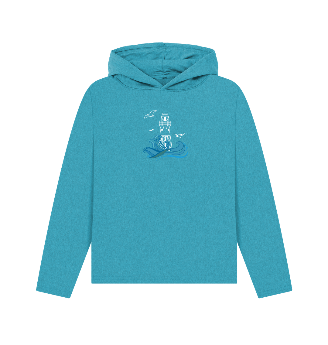 Ocean Blue Peninnis Remill\u00ae Relaxed Fit Women's Hoodie