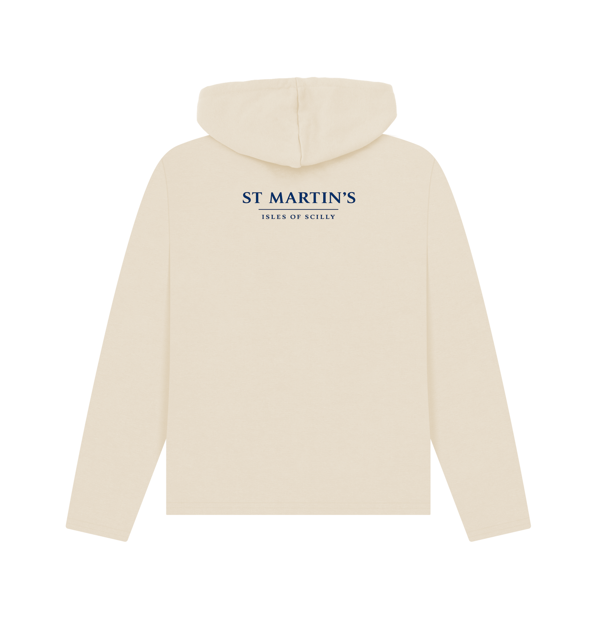 Oat Printed Hoody Back