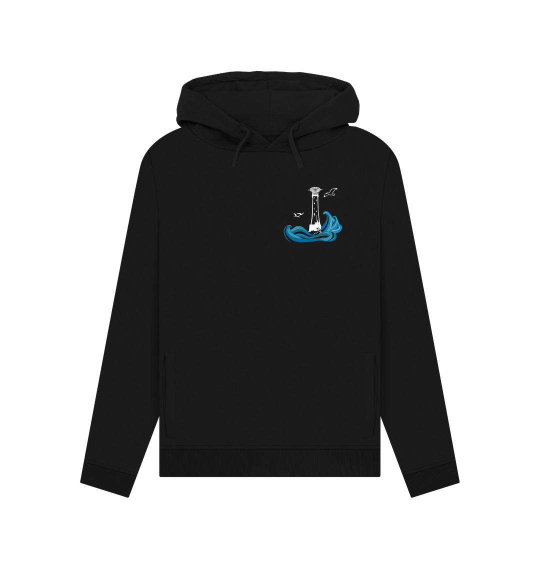 Black Bishop Rock Women's Hoodie (plain back)