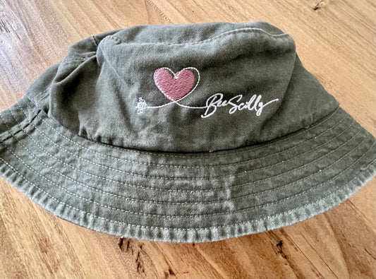 Bee Scilly bucket hat - Khaki