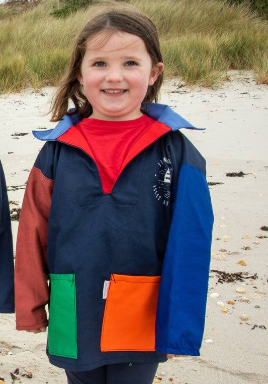 Handmade Kids Smock - Multi Colour