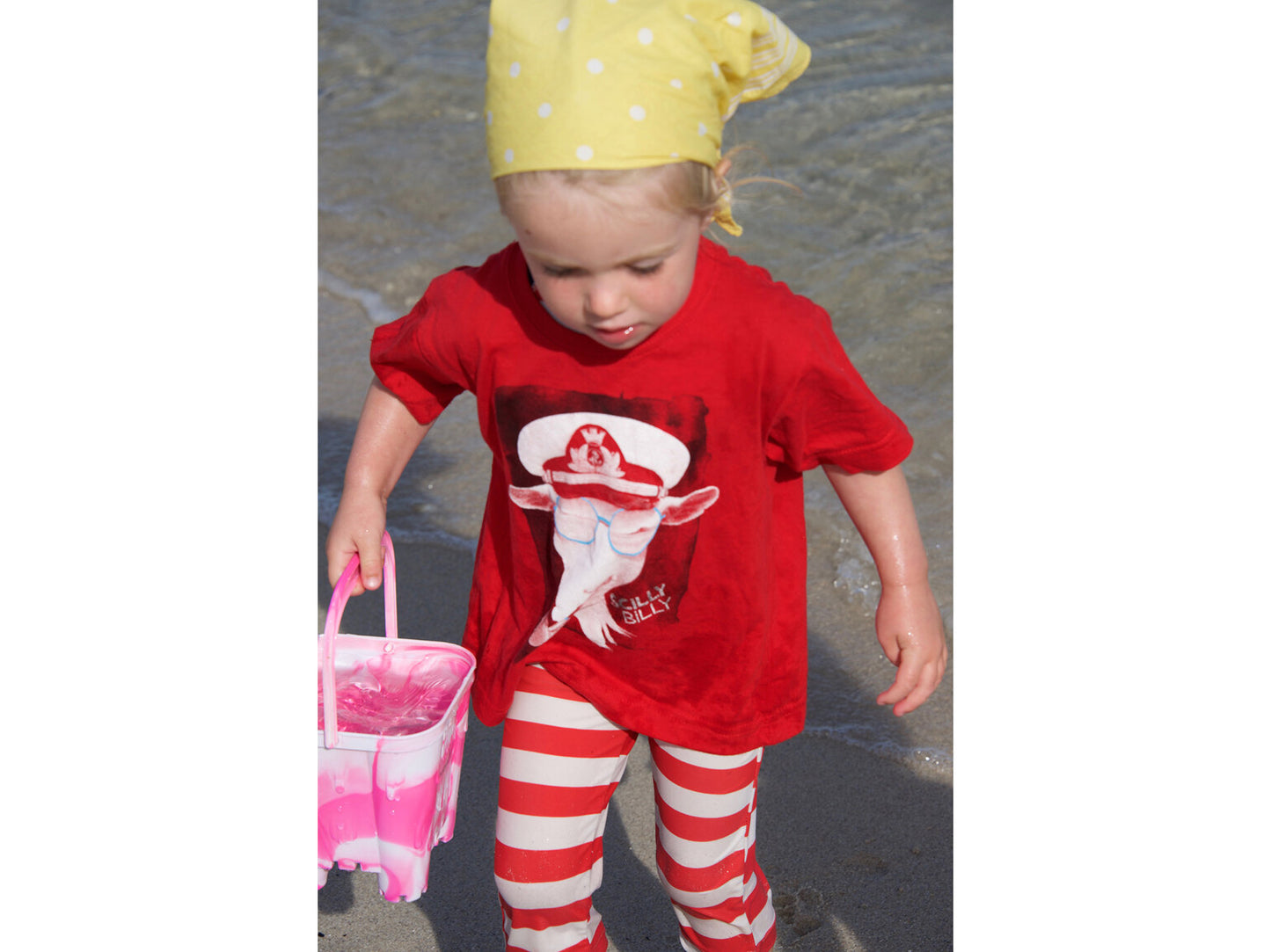 Kids' Scilly Billy Tee - Red