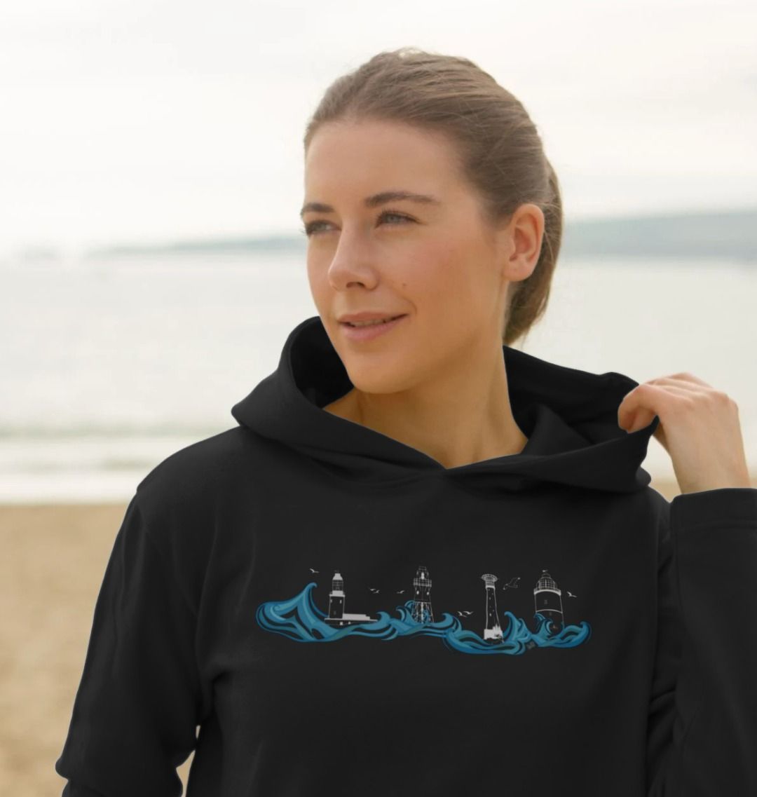 Lighthouses Women's Relaxed Fit Hoodie (without text)