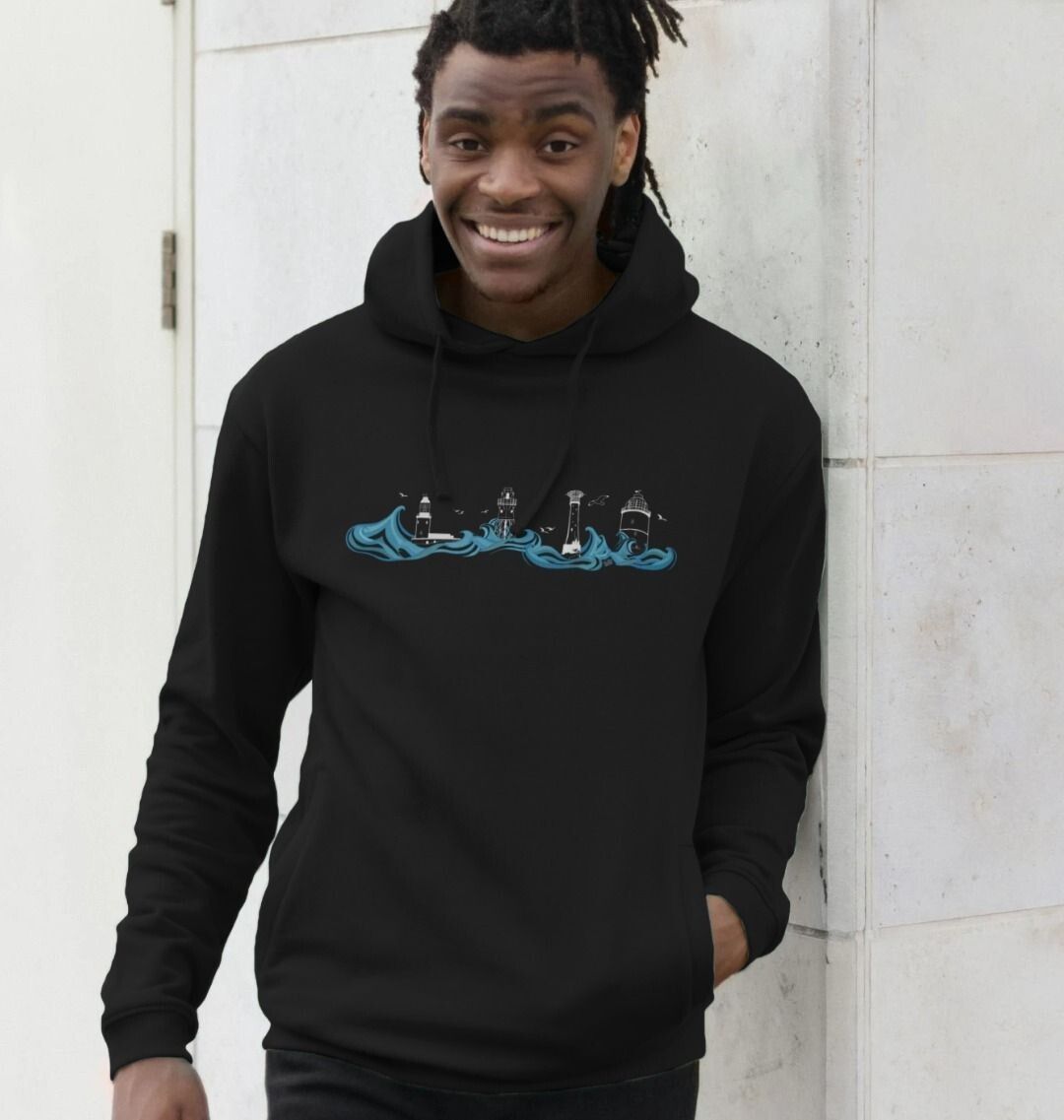 Lighthouses Men's Hoodie (without text)