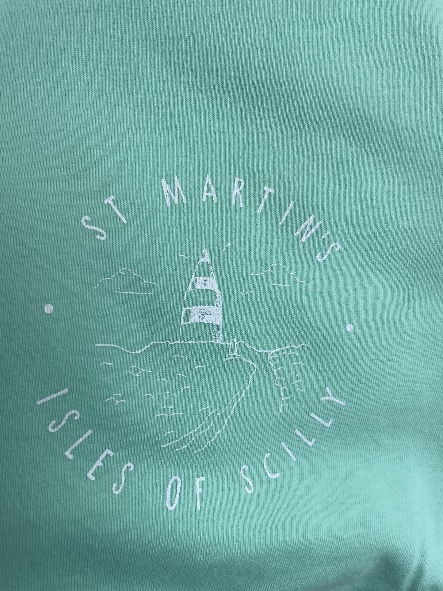 Ladies 'St Martins' Organic Tee - Mint Green